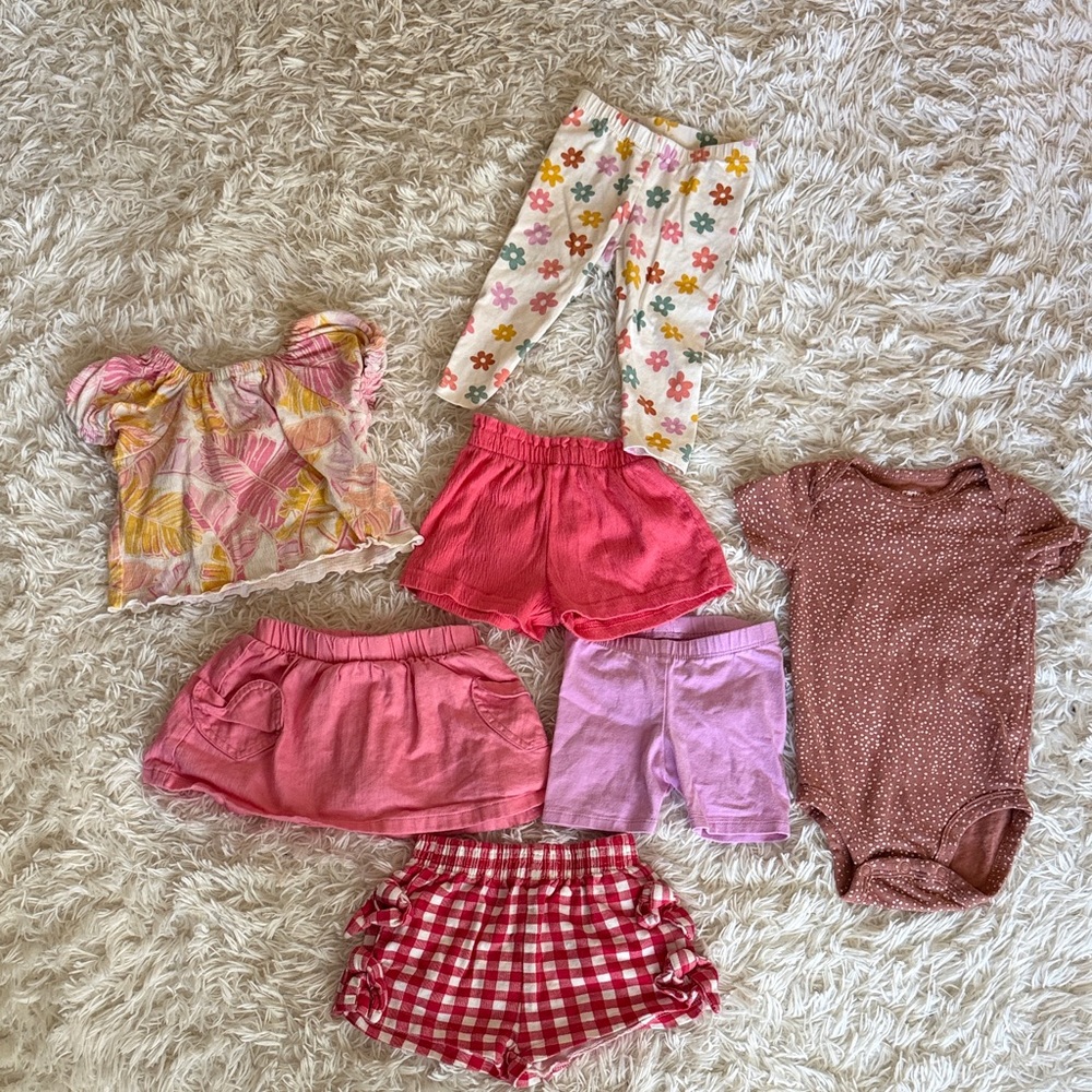 Bundle of clothes for 12 month old baby girl